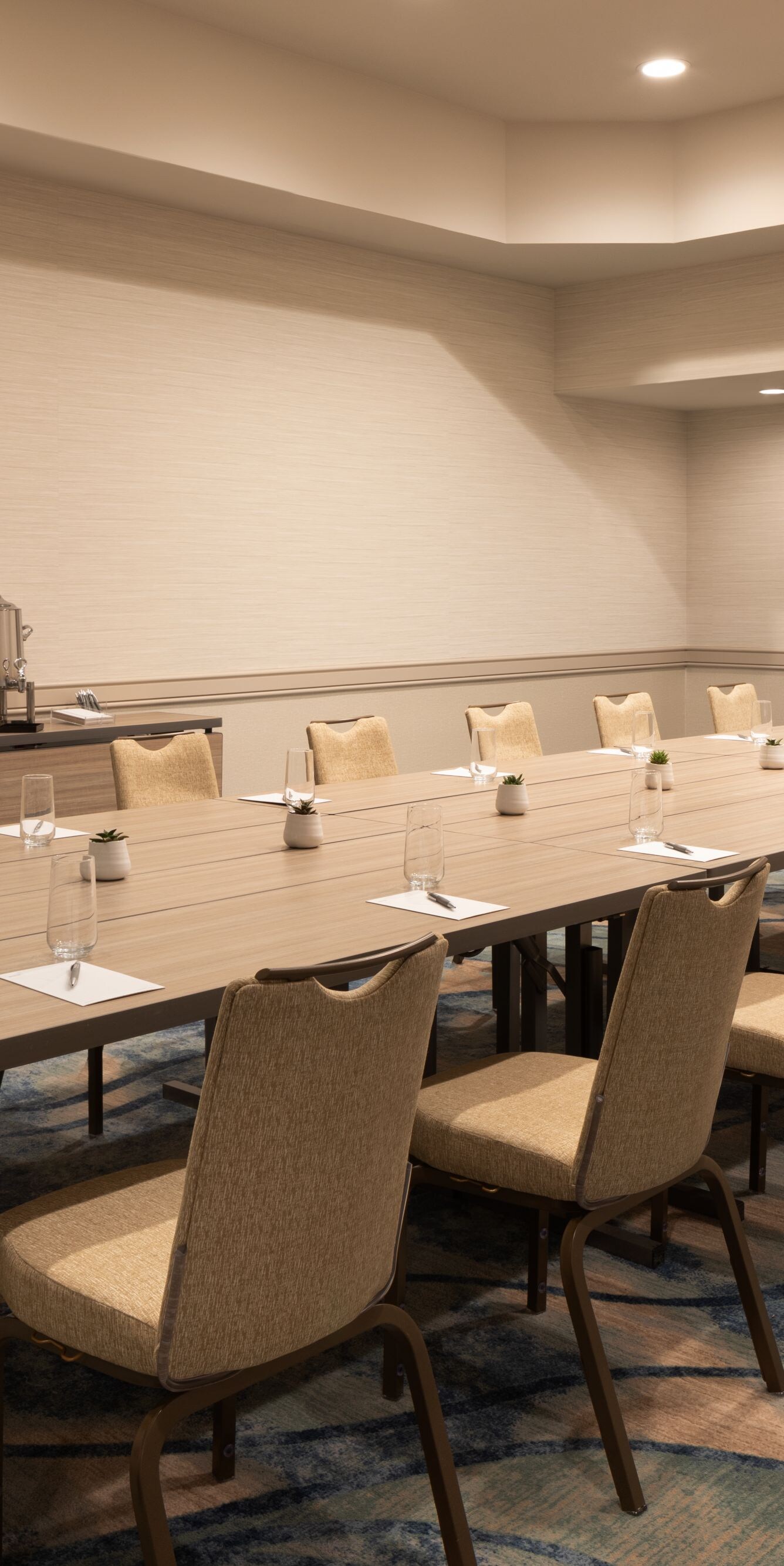 Primrose boardroom meeting setup Westin La Paloma