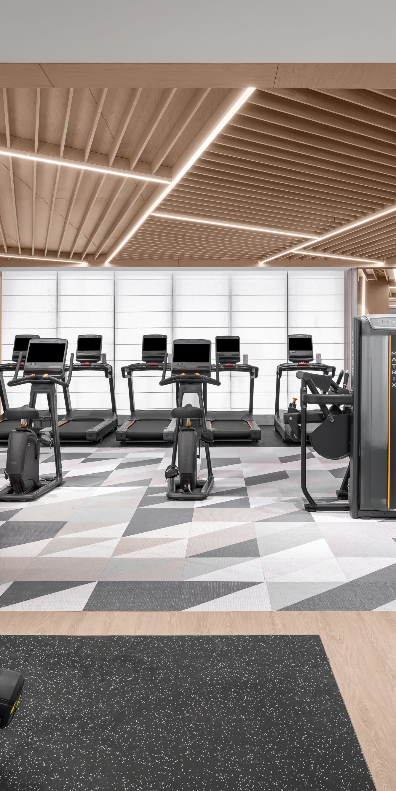 Fitness Center weights and cardio machines