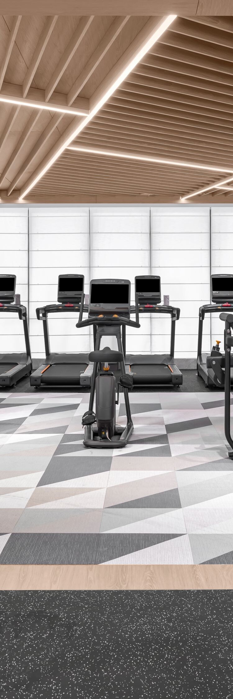 Fitness Center weights and cardio machines
