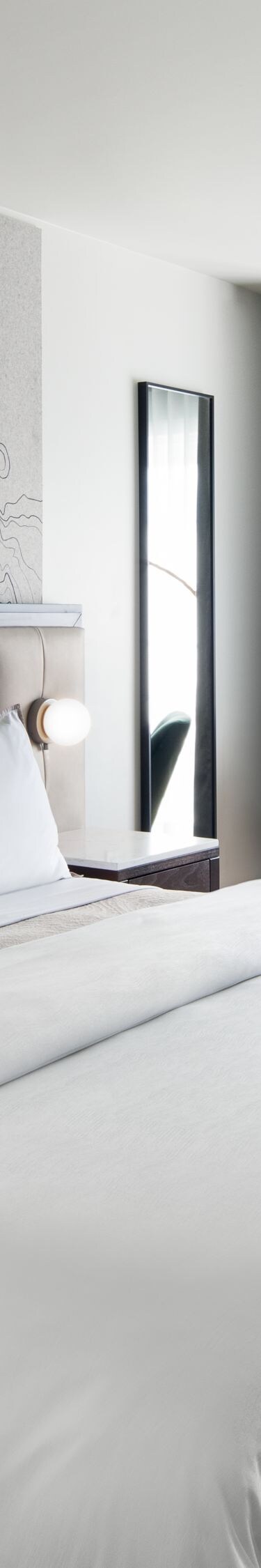 lit king size, chaise, cheminée