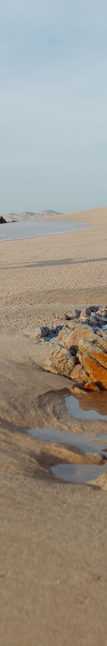 Man jogging on Los Cabos Beach