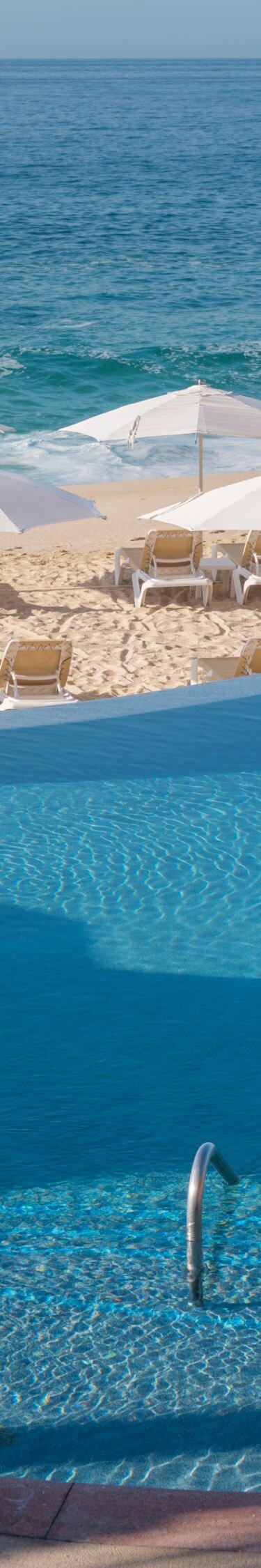 Beachfront pool in Los Cabos, Mexico