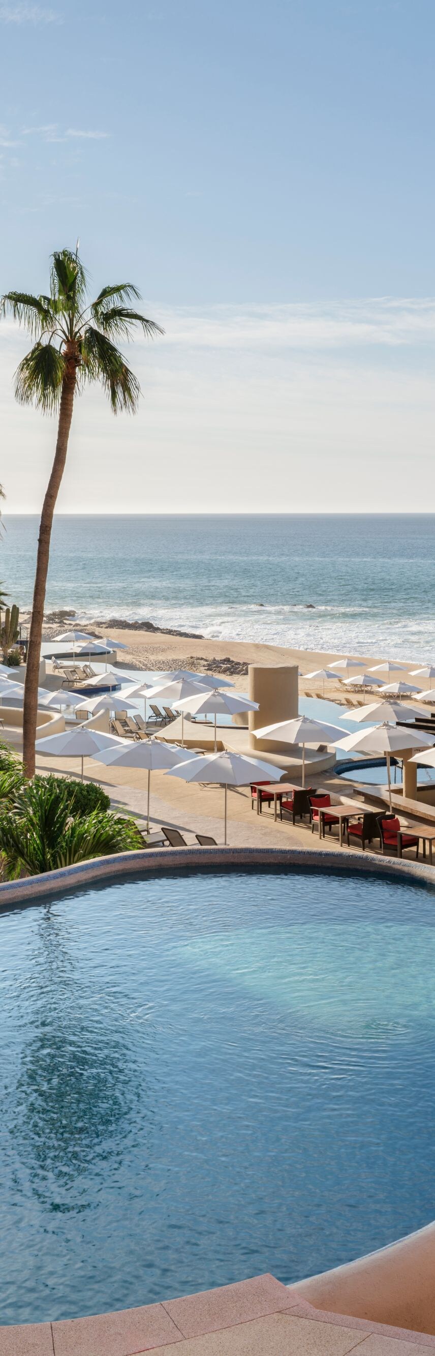 Pool with view of Sea of Cortez in Los Cabos