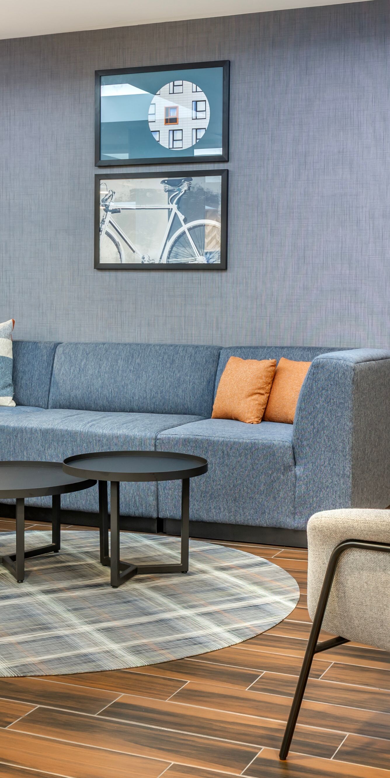 Social Seating Area with Sofa and Chairs