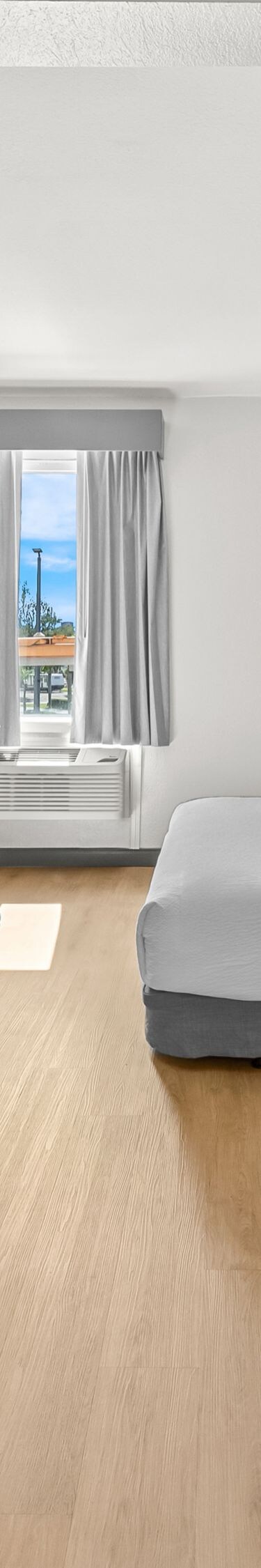 Accessible king bed and sitting area