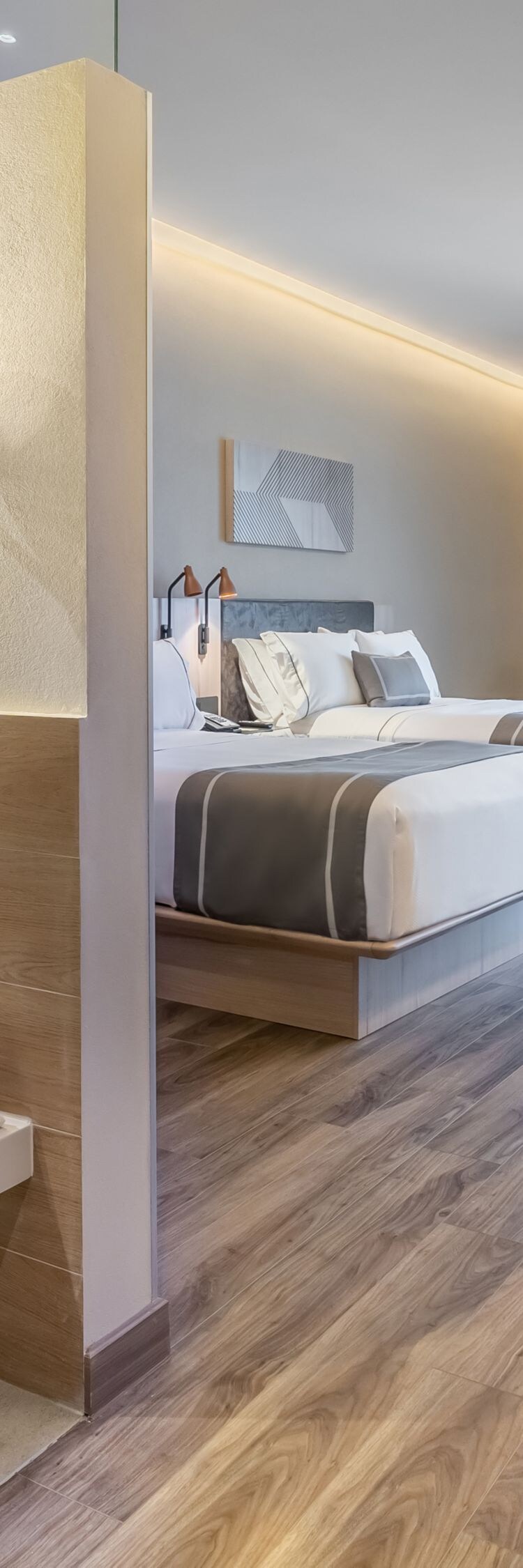 Habitación con cama doble  