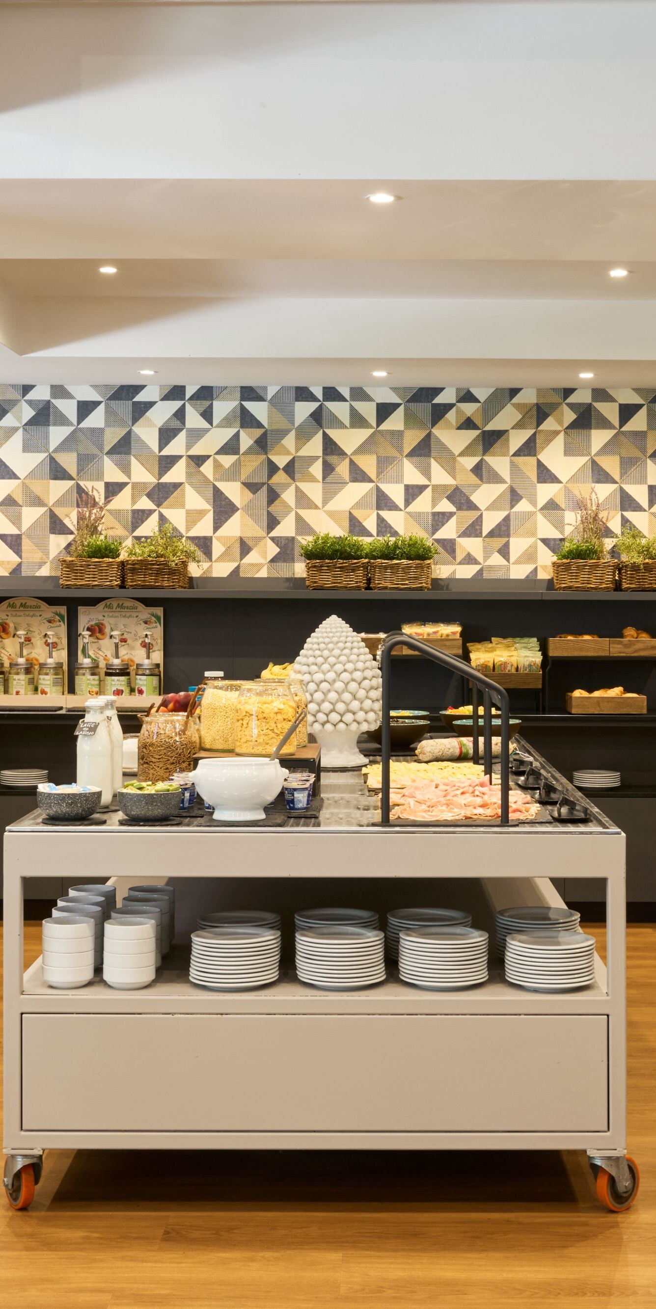 Allestimento colazione a buffet