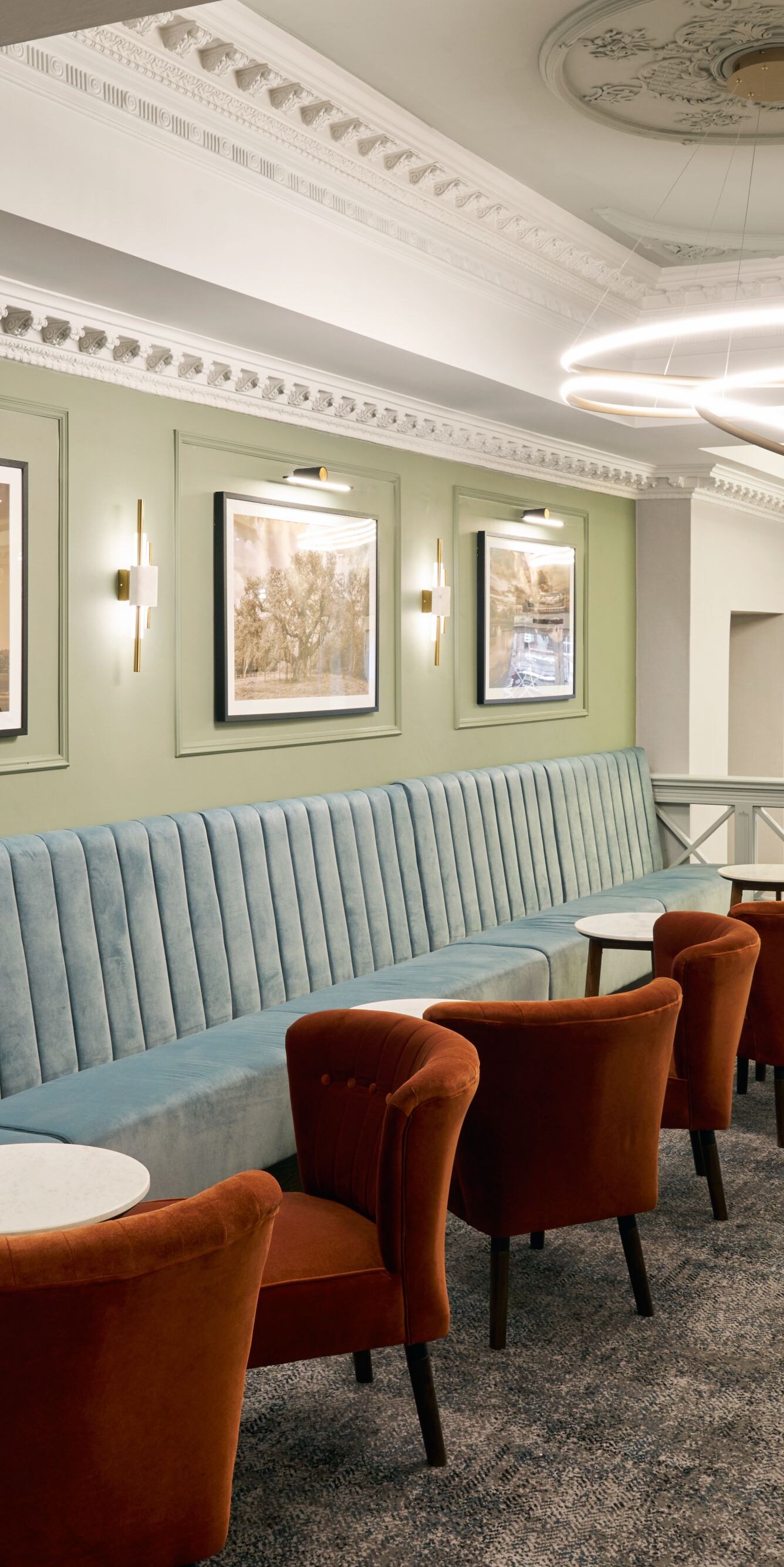 seating area in the lobby