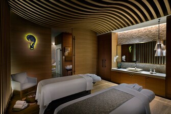 Mesas de masaje de la suite Sound del spa