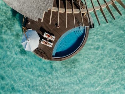 Overwater Villa - Sundeck - Aerial View