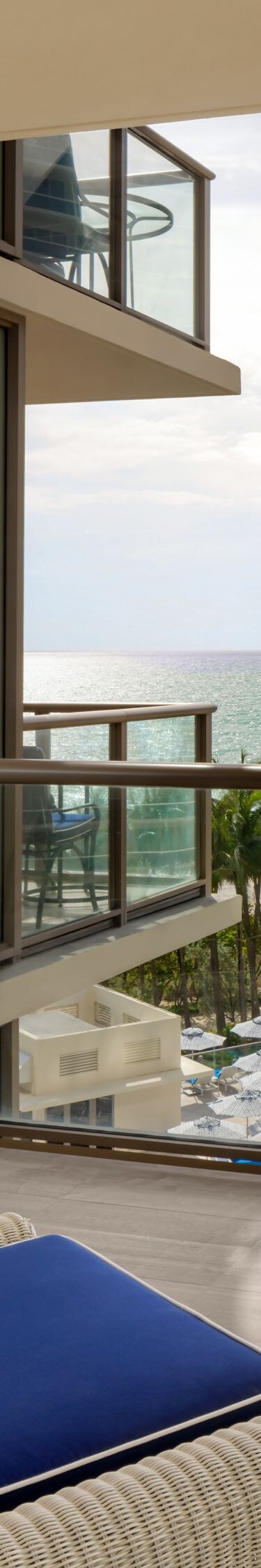 Balcony with chairs and outdoor view