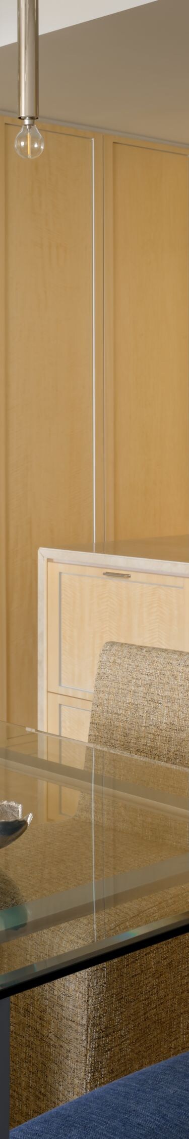 Kitchen island with dining table