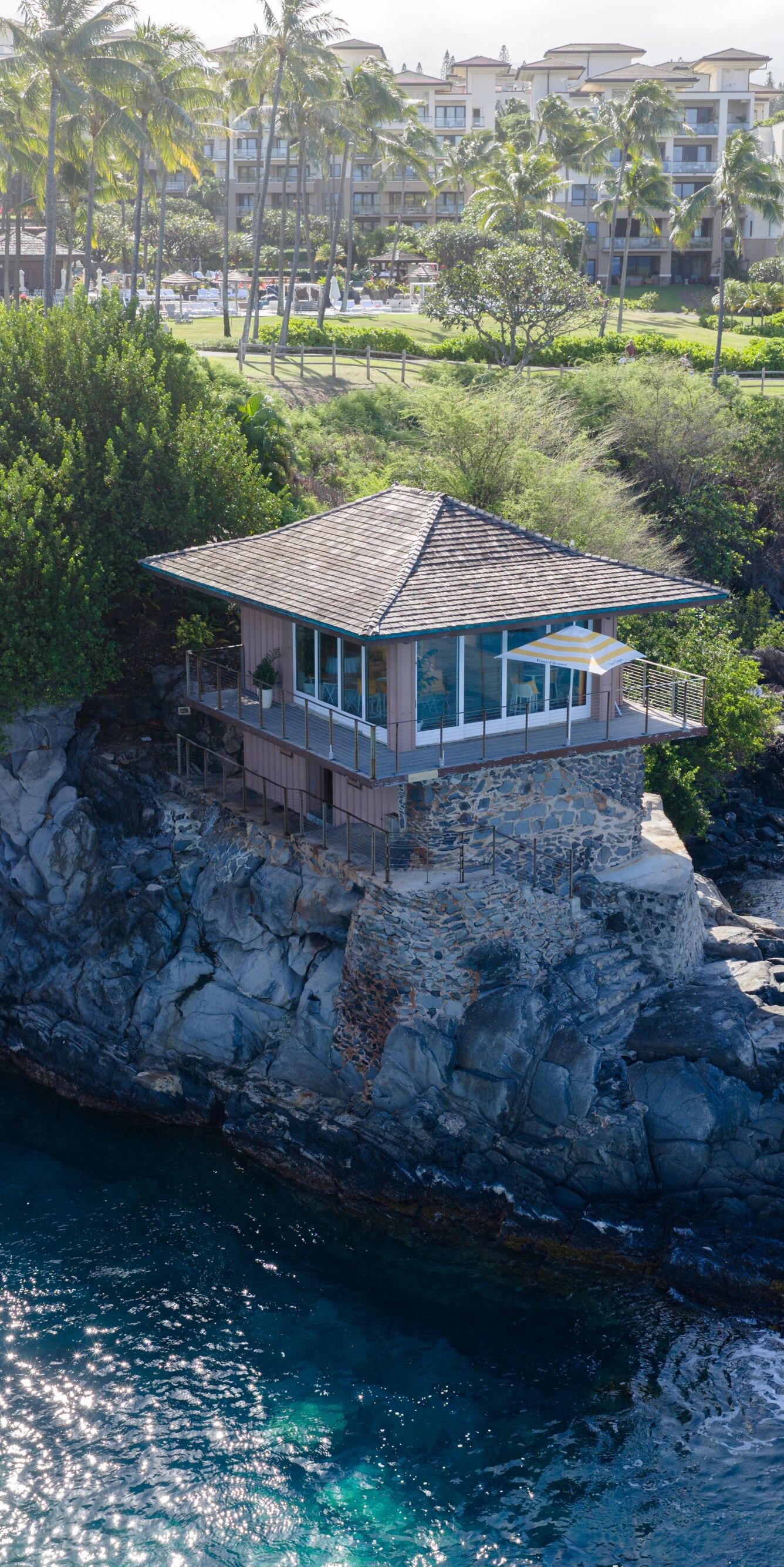 Aerial view Cliff House Private Dining Venue
