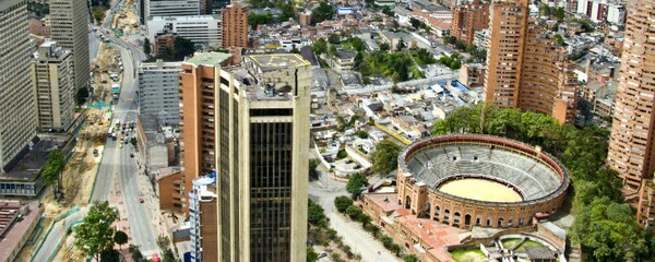 El centro de Bogotá cuenta con la famosa plaza de toros y los edificios más antiguos de la ciudad