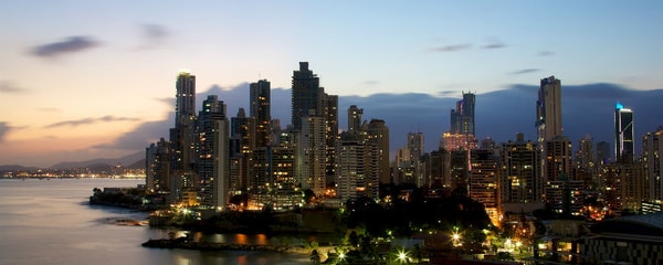 Los rascacielos del centro de la ciudad de Panamá