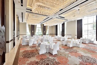 Salón para banquetes del hotel en Agra