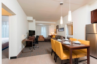 Marriott Residence Inn suite, Ann Arbor Michigan hotel