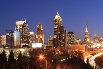 Vistas de la ciudad de Atlanta