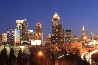 Vistas de la ciudad de Atlanta