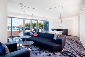 W Barcelona | Spectacular Suite Terrace Living Room