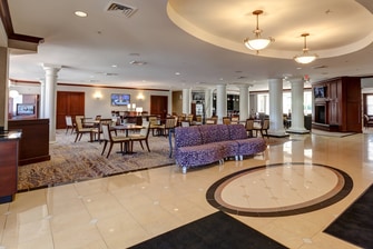 Marriott Courtyard lobby, Hadley - Amherst, MA.