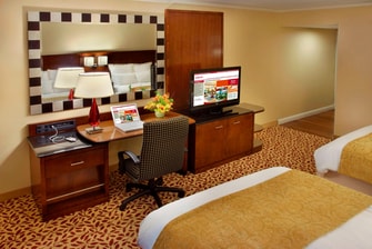 Trumbull Marriott Double Guest Room