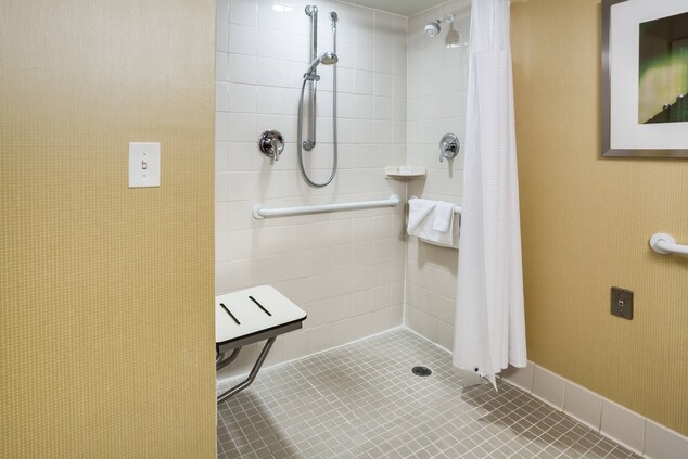 ADA Guest Bahtroom Roll-in Shower