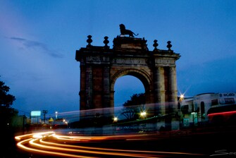 Arco del Triunfo de la Calzada en León, México