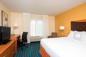Marriott Fairfield guest rooms, Bloomington Indiana guest rooms