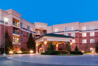 A Hotel Exterior View of Entrance