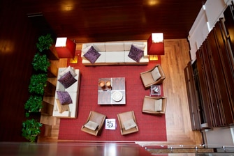 Vista del lobby del JW Marriott Bogota