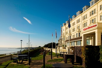 Extérieur de l'hôtel Bournemouth Highcliff Marriott Hotel