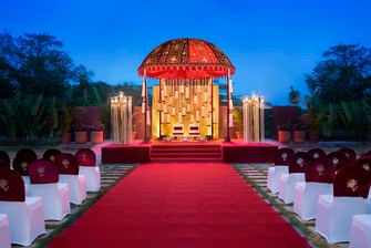 Outdoor wedding venue in Mumbai