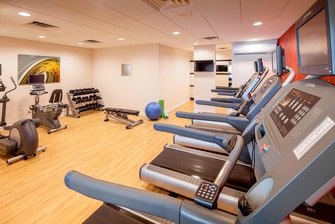 Brookline hotel with fitness center