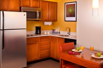 Residence Inn Baton Rouge Fully Equipped Kitchen