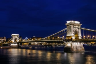 Puente de las Cadenas en Budapest, Hungría
