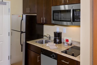 Studio Suite Kitchen at Buffalo Airport Hotel
