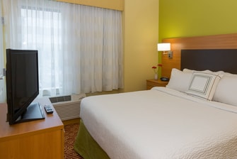 Buffalo Airport Hotel Suite Bedroom