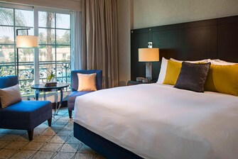Luxury Cairo hotel suite bedroom