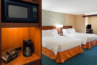 Queen Beds Akron Hotel Suite