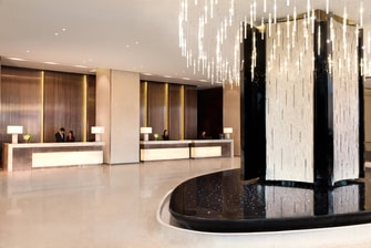 Shunde Marriott Hotel lobby and reception