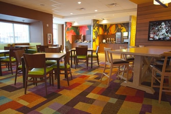 Fairfield Inn Columbus Airport Breakfast Area