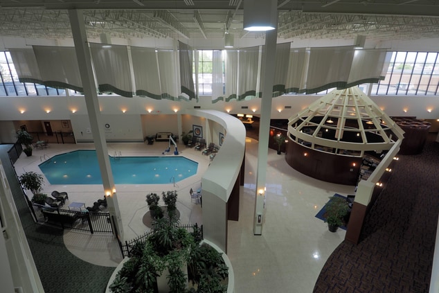 Hilliard hotel indoor pool view