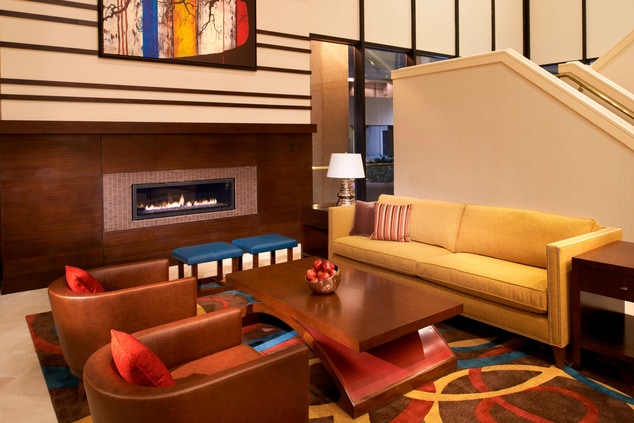 Charleston Hotel Lobby Fireplace