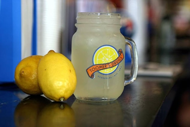 Downtown Auburn Toomer's Drugs lemonade 