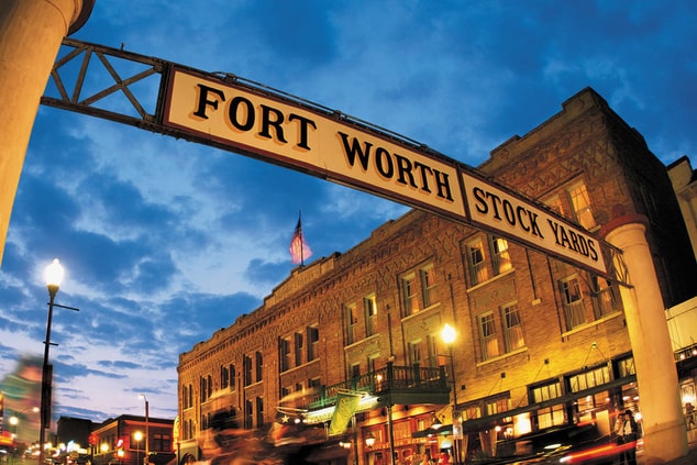 Fort Worth Stockyards near hotel