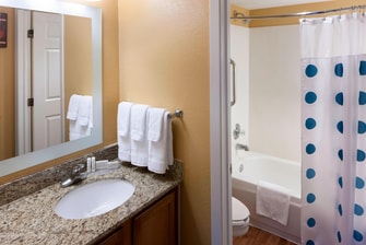 TownePlace Suites Arlington Guest Bathroom
