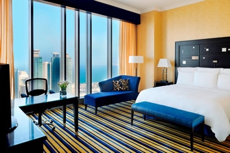 غرفة نزيل (Guest) في فندق بالدوحة، قطر
