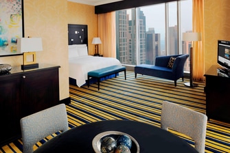 جناح نزلاء في فندق الدوحة بقطر