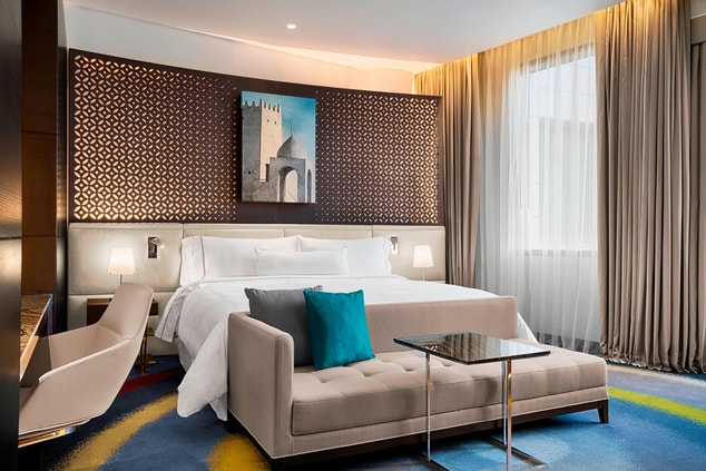 Rest well in a signature Westin Heavenly® Bed with its customary pillow-topped mattress, down duvet and inviting, fluffy pillows found in every Deluxe Room.